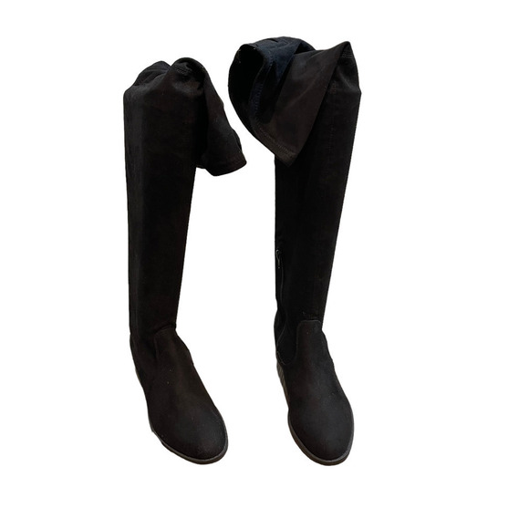 New Unisa Minni Over The Knee Riding Boot Black Women's Size 6M - Picture 6 of 9